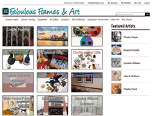 Tablet Screenshot of fabframes.com